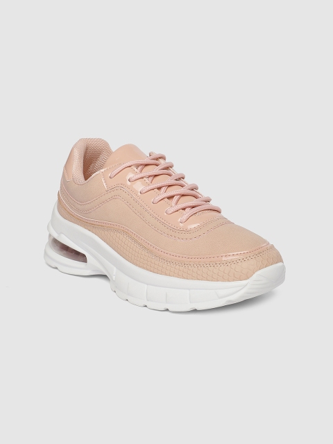 

CERIZ Women Pink Solid Sneakers