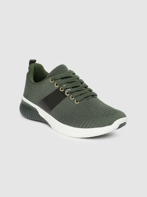 

CERIZ Women Olive Green Sneakers
