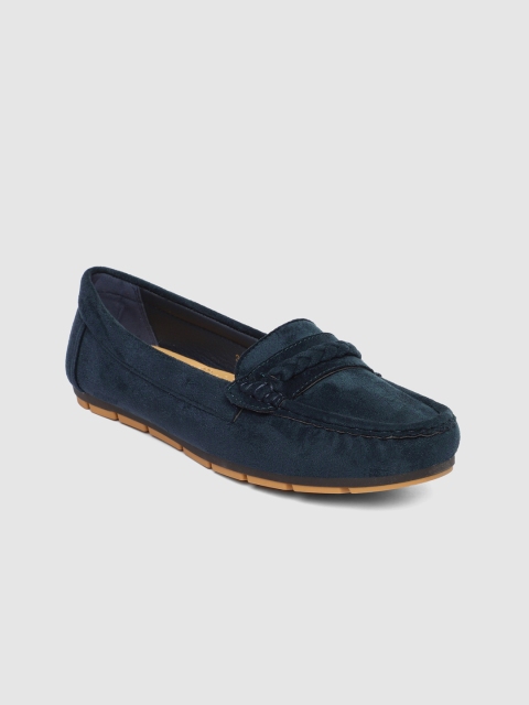 

CERIZ Women Navy Blue Solid Loafers