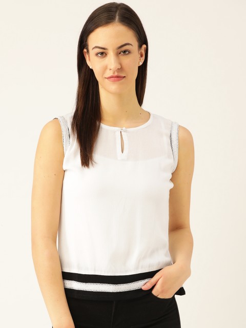 

Marc Loire Women White Solid Top