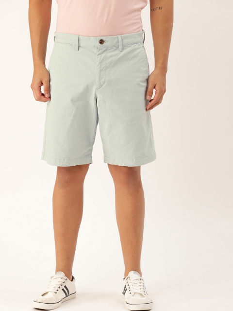 

GAP Men Blue Solid Regular Fit Chino Shorts