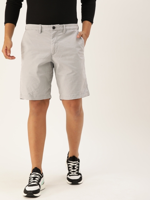 

GAP Men Grey Solid Regular Fit Regular Shorts