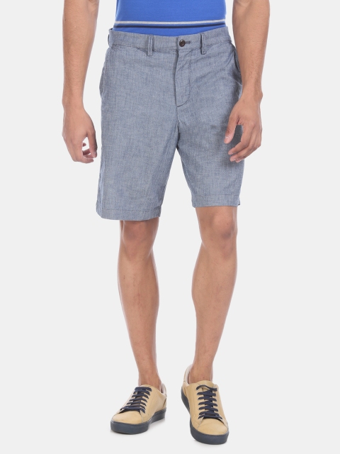 

GAP Men Blue Solid Regular Fit Regular Shorts