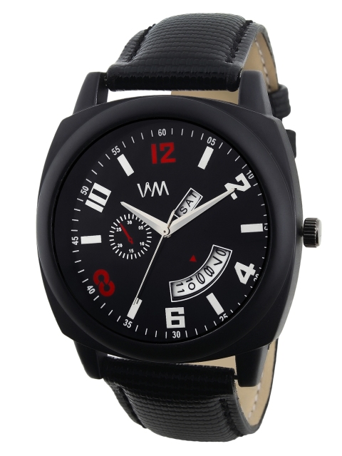 

WM Men Black Analogue Watch DDWM-077febs