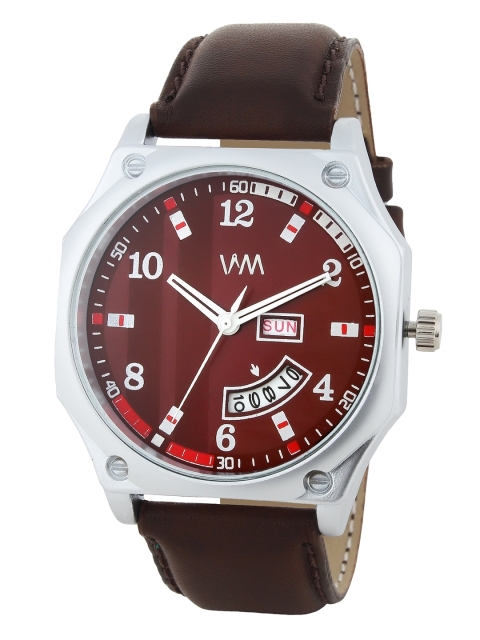 

WM Men Red Analogue Watch DDWM-063febs