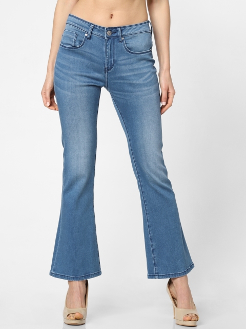 

ONLY Vintage Style Frame Flared Jeans, Blue