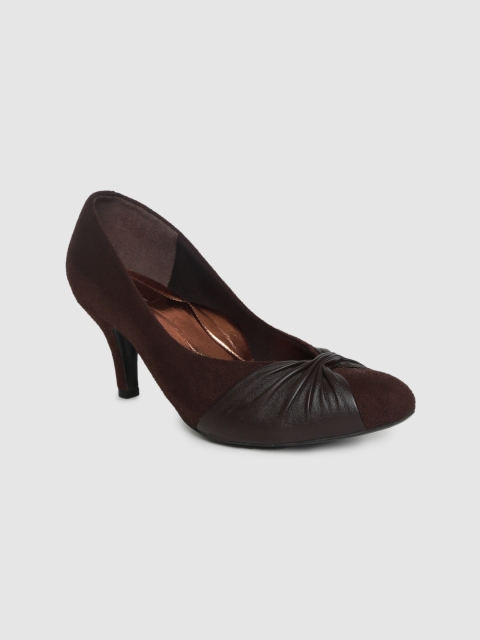

Inc 5 Women Brown Solid Pumps