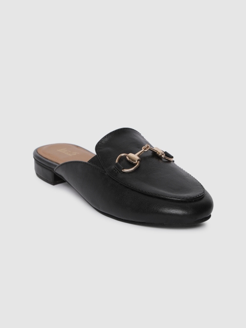 

Inc 5 Women Black Embellished Mules