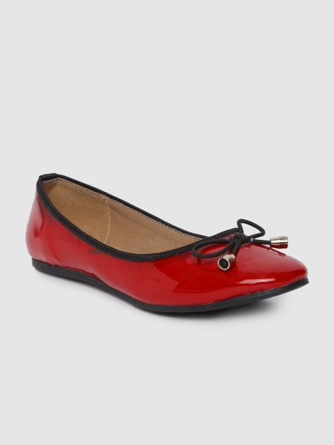 

Inc 5 Women Red Solid Ballerinas