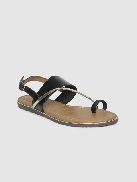 

Inc 5 Women Black Solid One Toe Flats