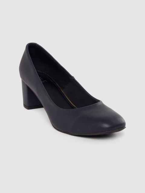 

Inc 5 Women Navy Solid Pumps, Navy blue