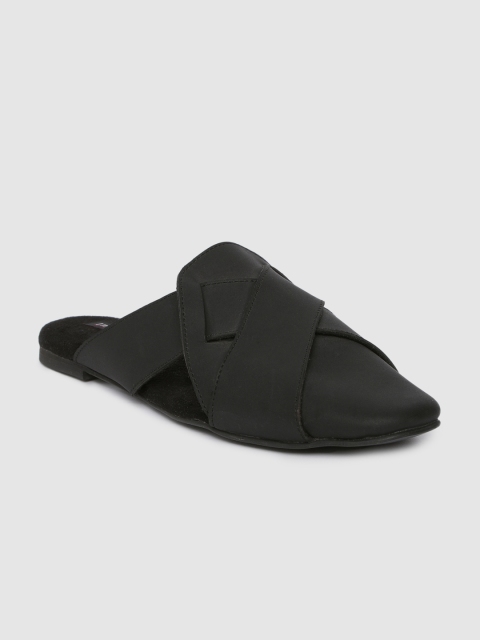 

Inc 5 Women Black Solid Mules