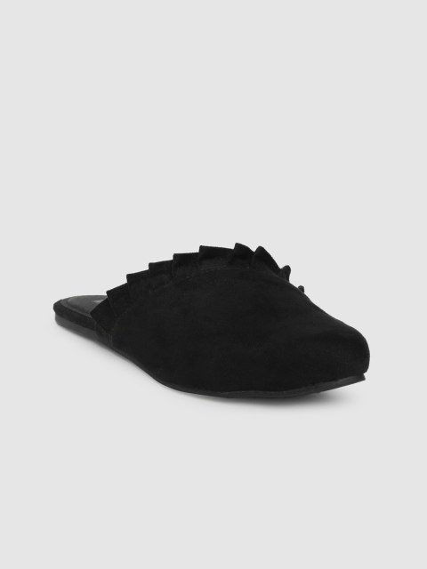 

Inc 5 Women Black Solid Mules