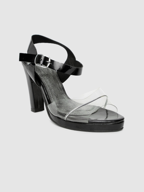 

Inc 5 Women Black Solid Sandals