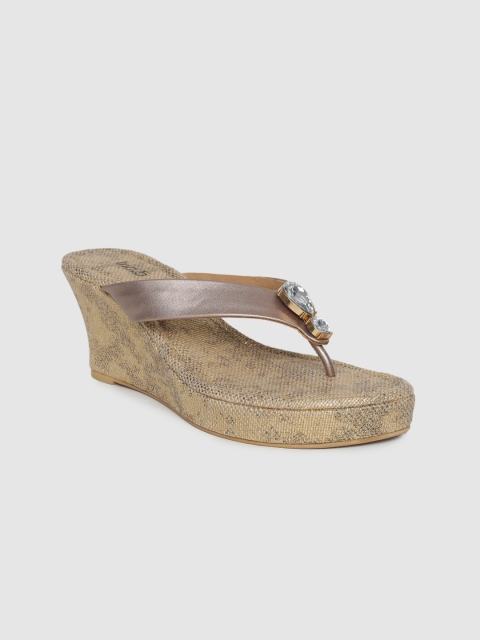 

Inc 5 Women Rose Gold Embellished Sandals