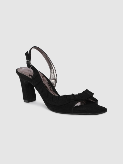

Inc 5 Women Black Solid Block Heels