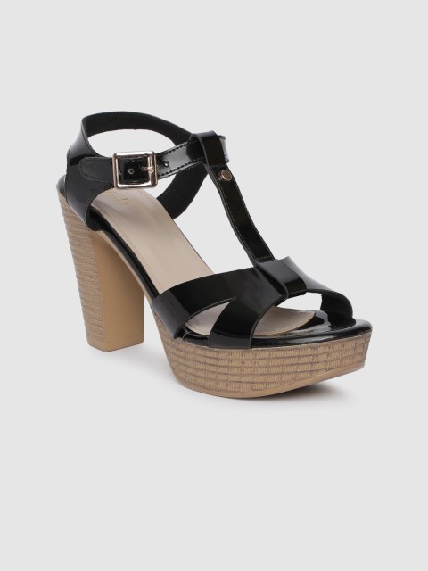 

Inc 5 Women Black Solid Block Heels