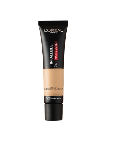 

LOreal Paris Infallible 24H Matte Cover Foundation - 105 Natural Beige