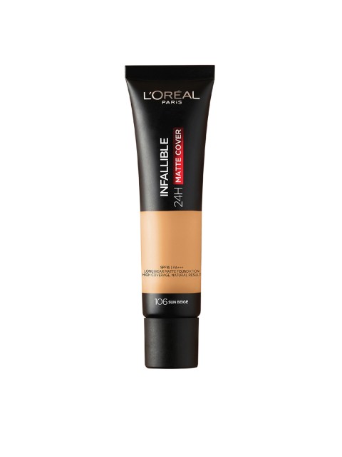 

LOreal Infallible 24H Matte Cover SPF 16 Foundation - 106 Sun Beige