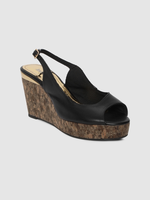 

Inc 5 Women Black Solid Peep Toes