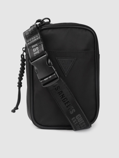 

GUESS Black Solid Sling Bag