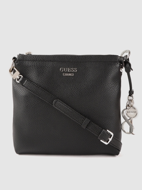 

GUESS Black Solid Sling Bag