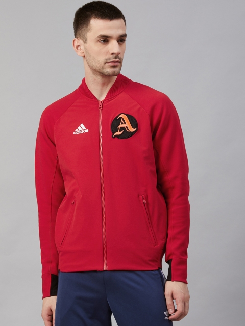 

ADIDAS Men Red VRCT Solid Sporty Jacket