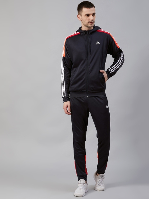 

Adidas Men Black Solid MTS SPORT Track Suit