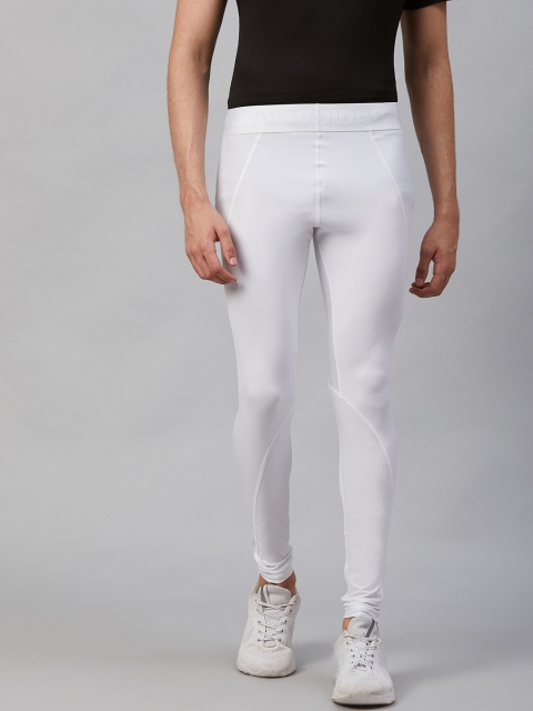 

ADIDAS Men White Solid Alphaskin SPR Training Tights