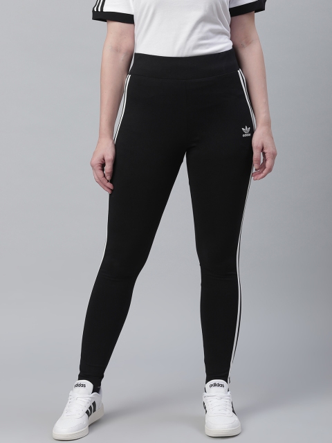 

ADIDAS Originals Women Black Solid 3-Stripes Tights