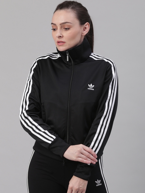 

ADIDAS Originals Women Black Solid Firebird Track Jacket