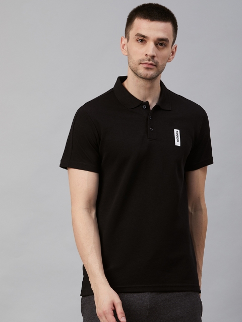 

ADIDAS Men Black Brilliant Basics Solid Polo T-Shirt