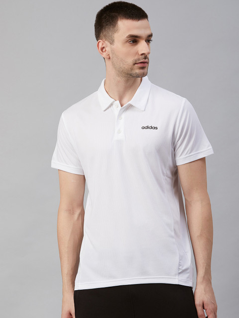 

ADIDAS Men White Designed 2 Move Polo T-Shirt