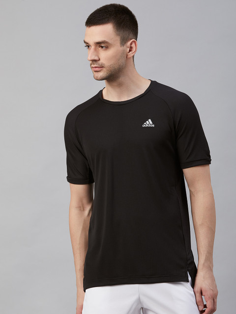 

ADIDAS Men Black Heat Rdy Tennis T-Shirt