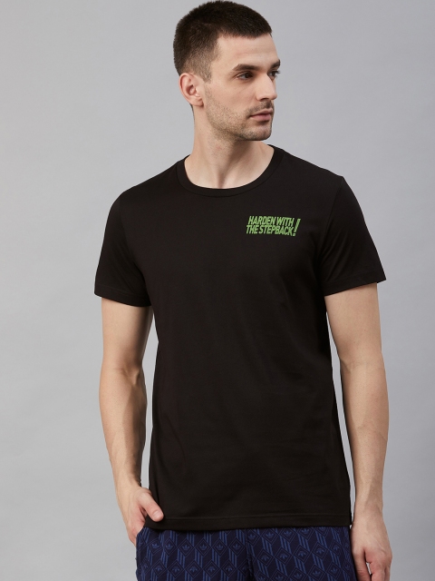 

ADIDAS Men Black Harden Stepback Solid Basketball T-Shirt