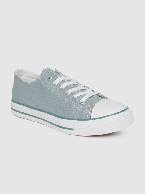 

Mast & Harbour Women Grey Solid Sneakers