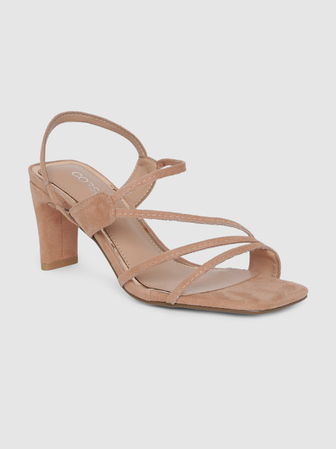 

CORSICA Women Dusty Pink Solid Open Toe Heels