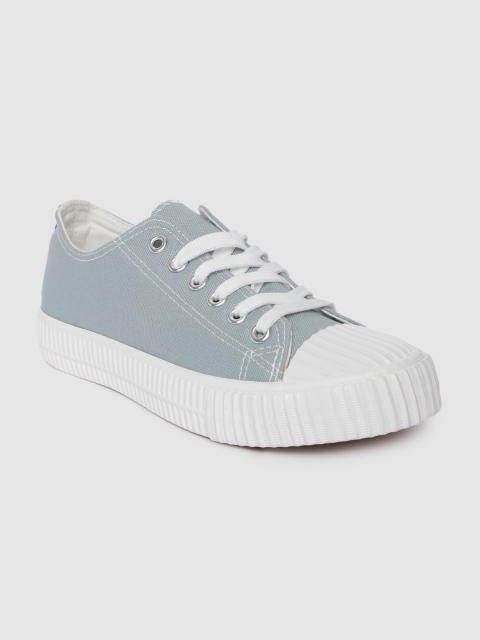 

Roadster Women Light Blue Solid Sneakers