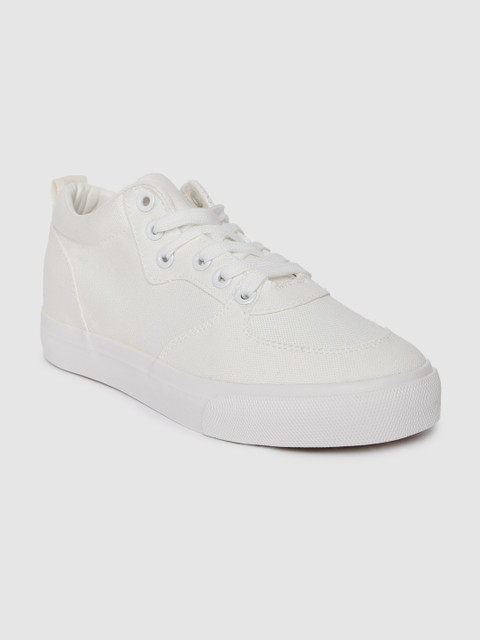 

Roadster Women Off-White Solid Sneakers