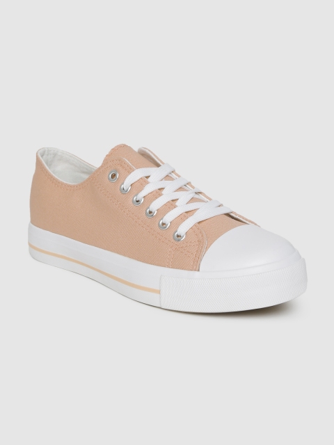 

Mast & Harbour Women Pink Solid Sneakers