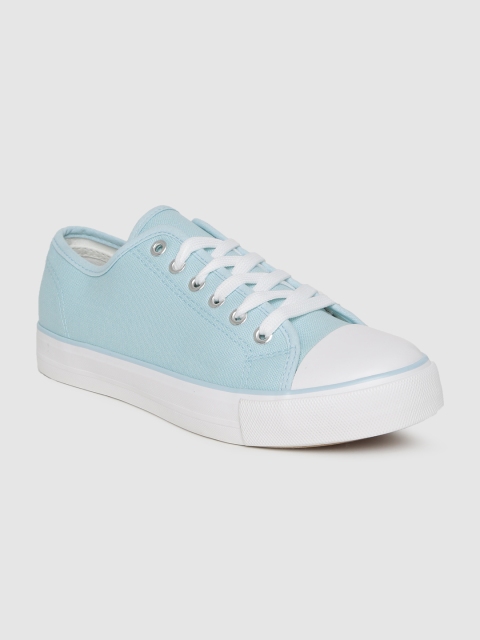 

Mast & Harbour Women Blue Solid Sneakers