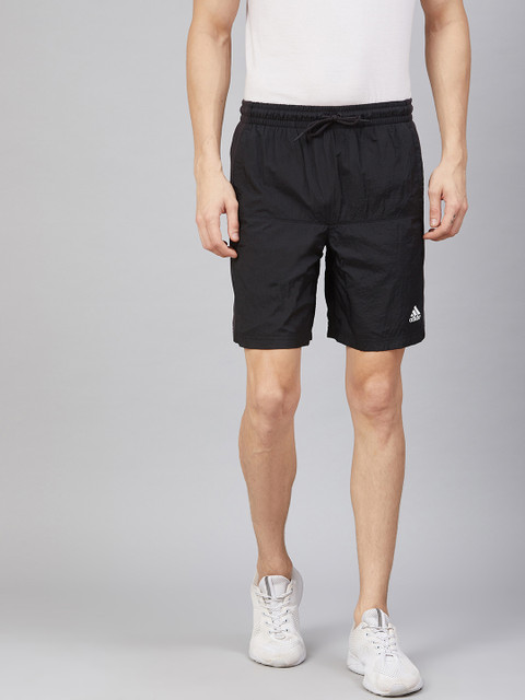 

ADIDAS Men Black Solid V Sports Shorts