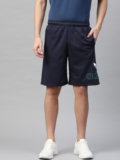 

ADIDAS Originals Men Navy Blue Solid Pre-Game Sporty Shorts