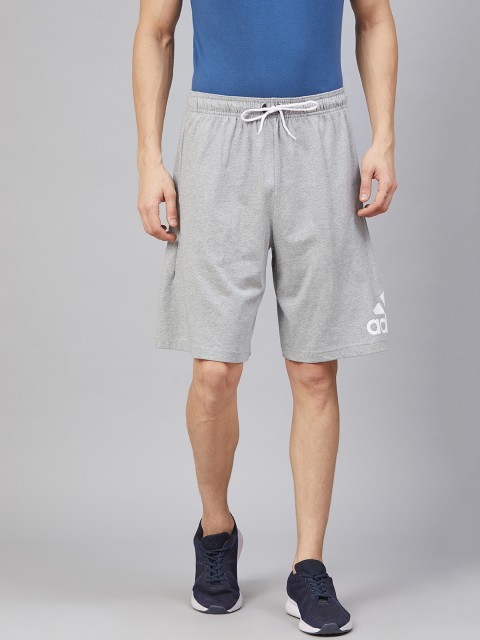 

ADIDAS Men Grey Melange Solid MH Bosshortft Sports Shorts