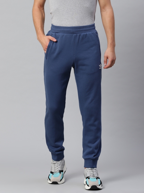 

ADIDAS Originals Men Navy Blue Trefoil Solid Joggers