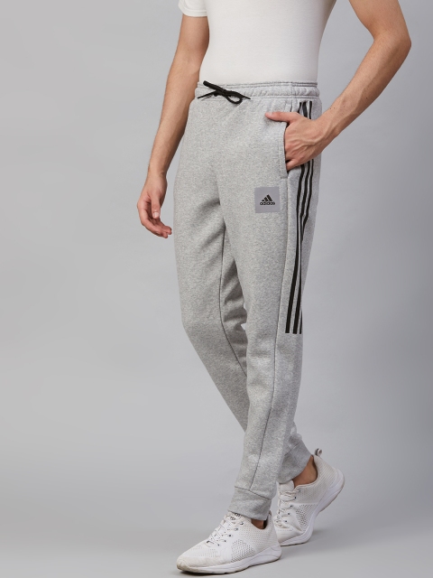 

Adidas Men Grey Solid Must Haves Feece Joggers