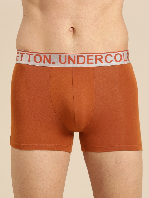 

Undercolors of Benetton Men Rust Brown Solid Trunks P11DI902L