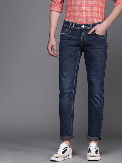

Louis Philippe Jeans Men Blue MATT Slim Fit Low-Rise Clean Look Stretchable Jeans