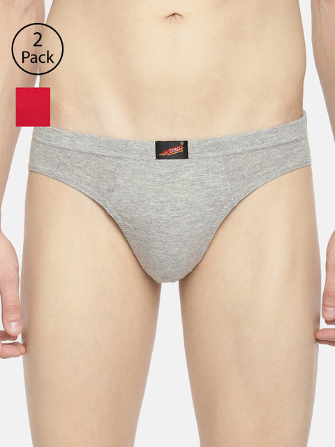 

SOLO Men Pack Of 2 Briefs, Red