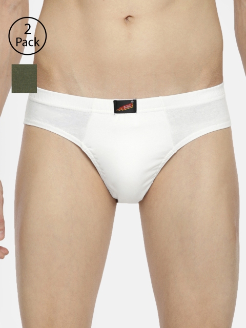 

SOLO Men Pack Of 2 Briefs, White